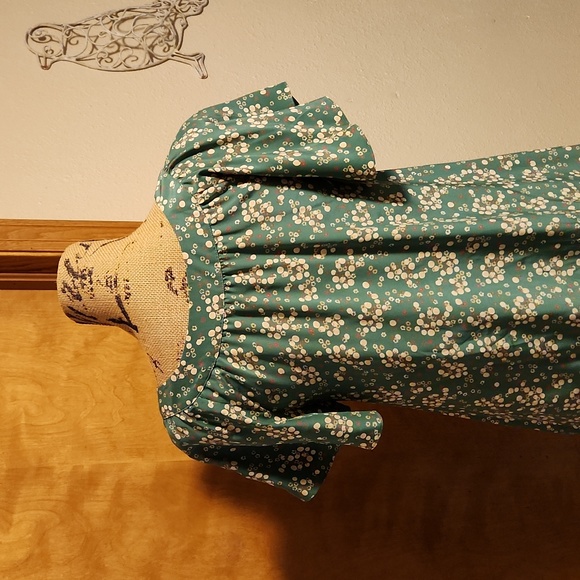 Laundry by design Silk Floral Babydoll Dress with Pockets Size 2 - Picture 3 of 5